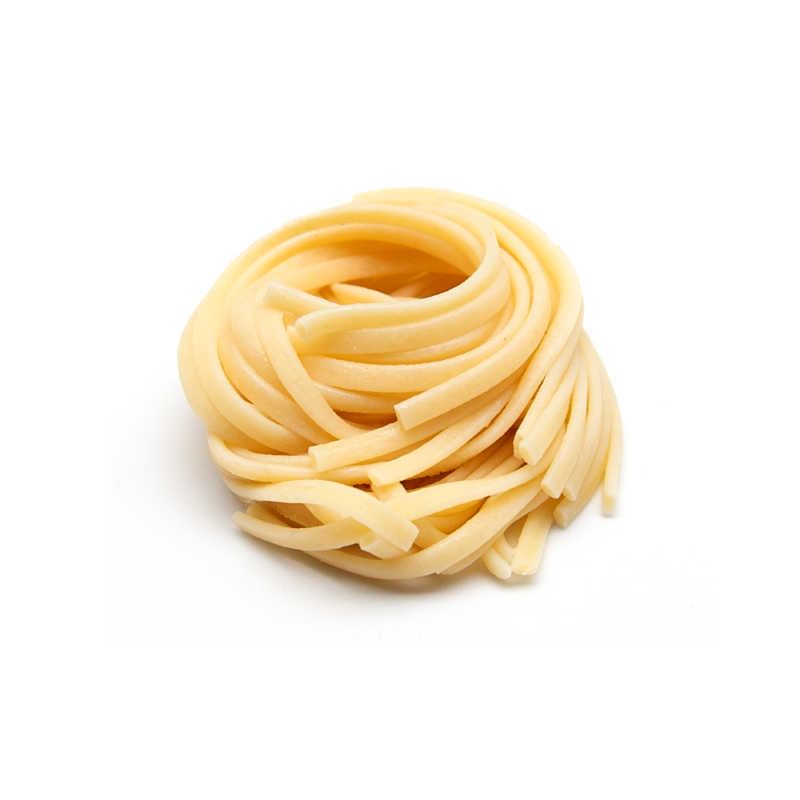 linguine pasta van smiling cook