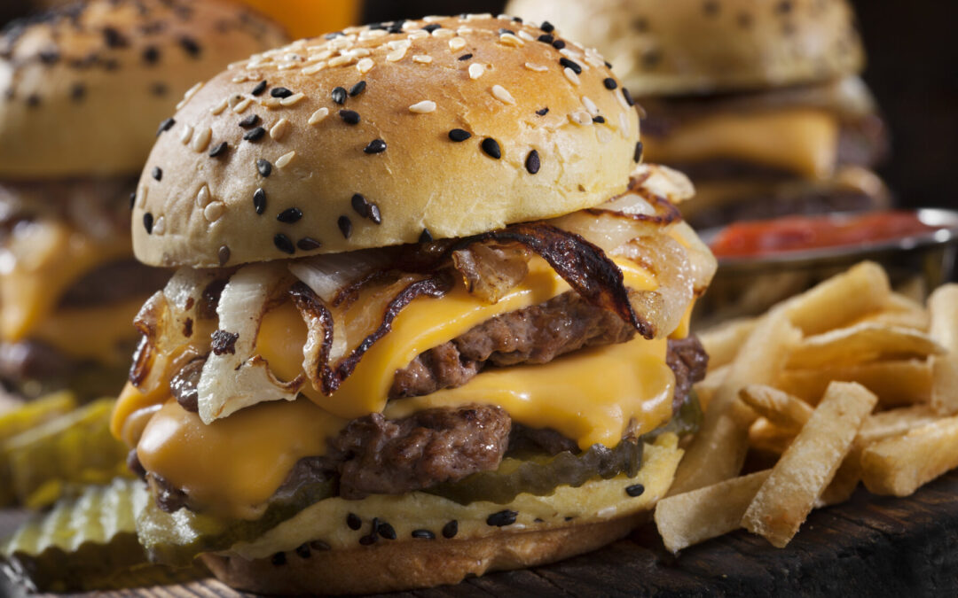 Double cheese burger