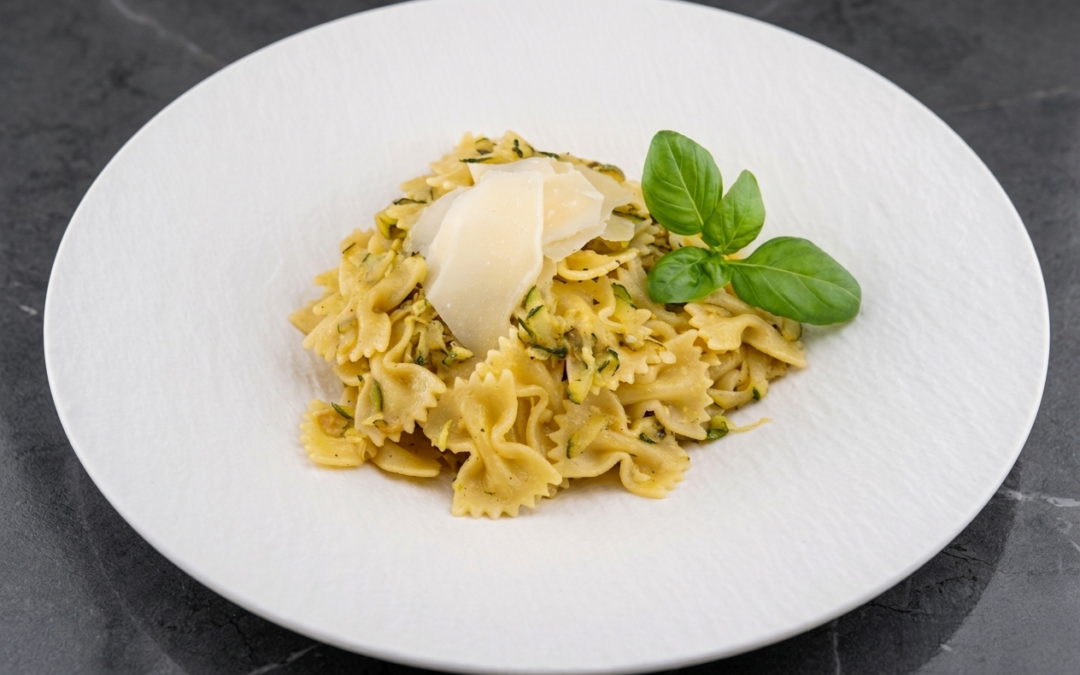 Farfalle al zucchini e limone
