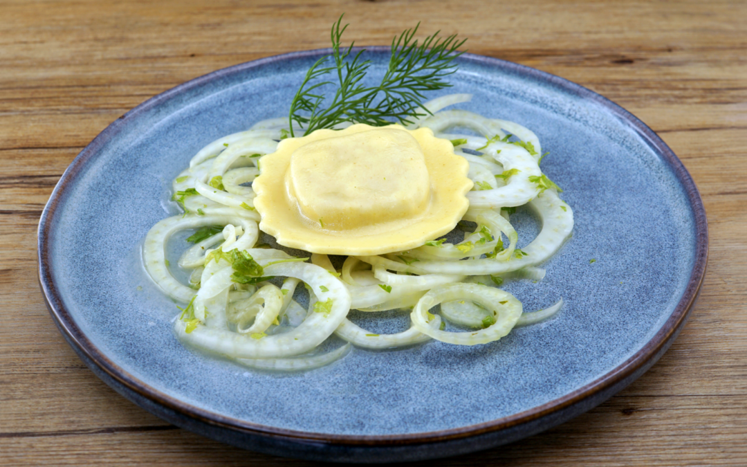 Fiori Scampi al finocchietto