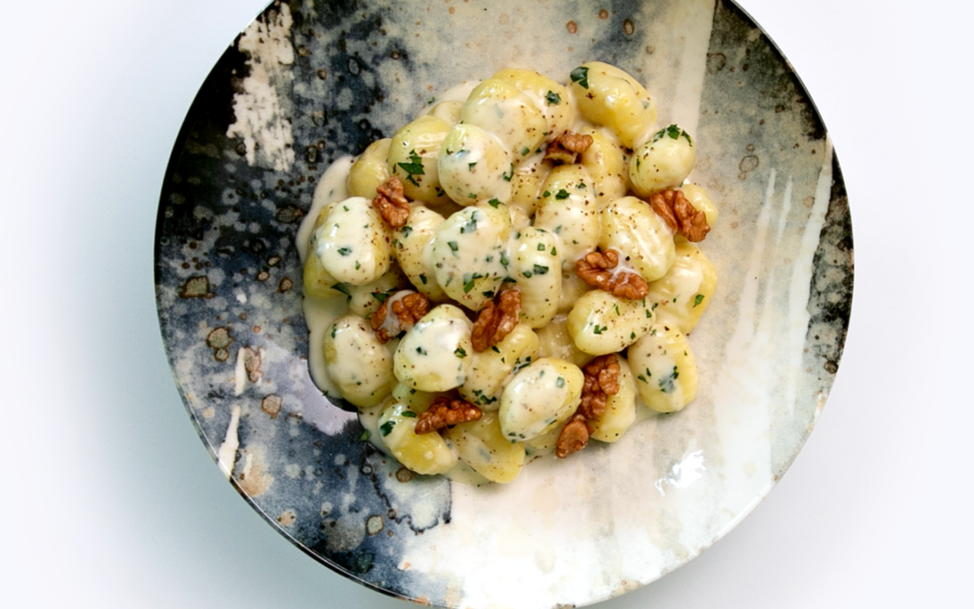 Gnocchi à la sauce Roquefort