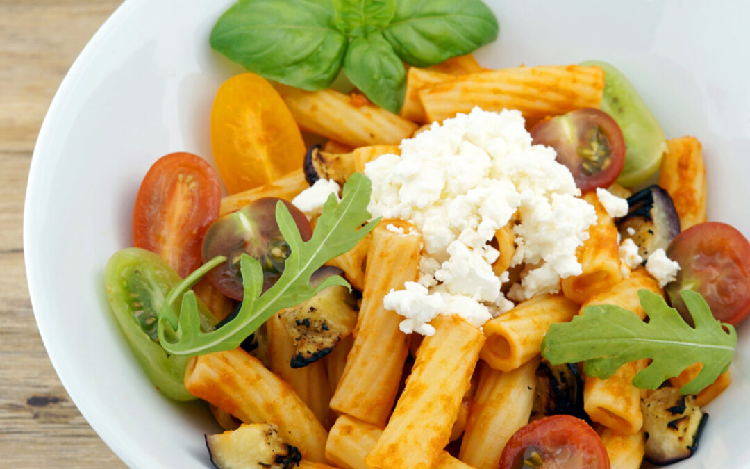Salade de rigatone grècque