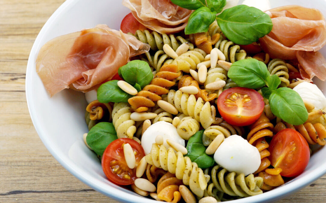 Insalata di pasta tricolore