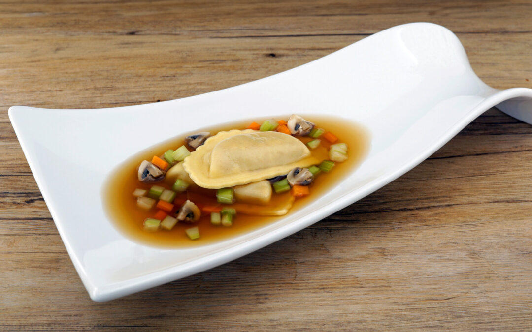Mezzalune Vitello en bouillon