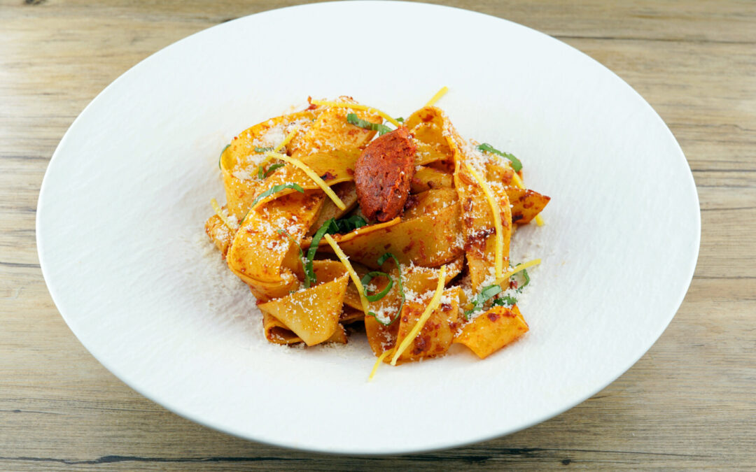 Pappardelle ‘Nduja e limone