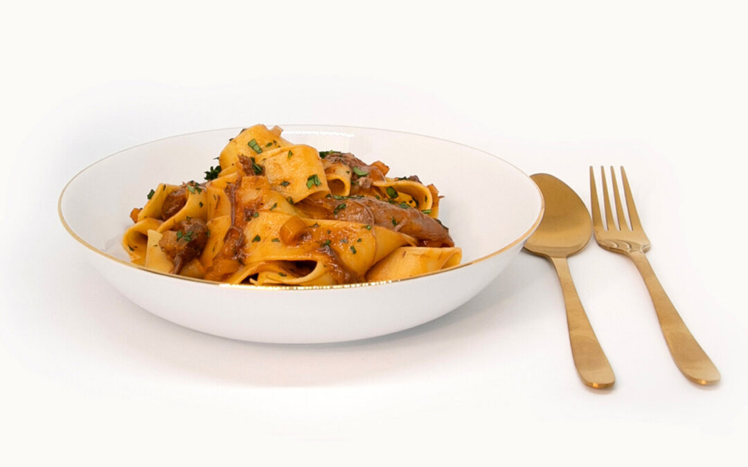 Pappardelle met eendenragout