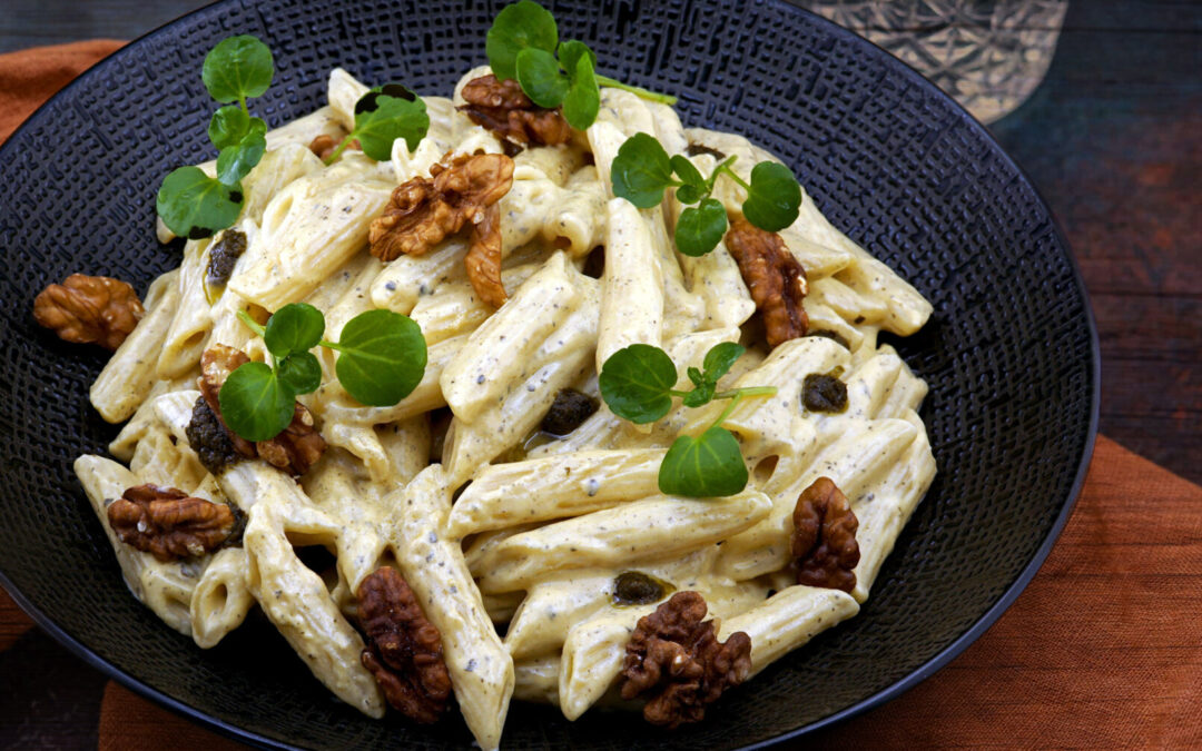 Penne 5 Formaggi con Pesto