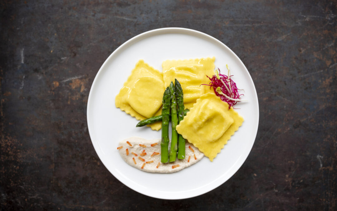 Ravioli Formaggio à la crème de noisette
