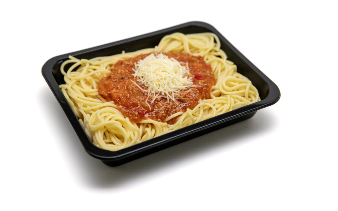 Spaghetti Bolognaise – tray