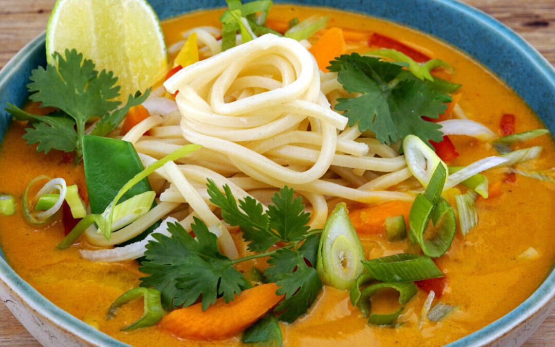 Soupe au curry thaï avec coco