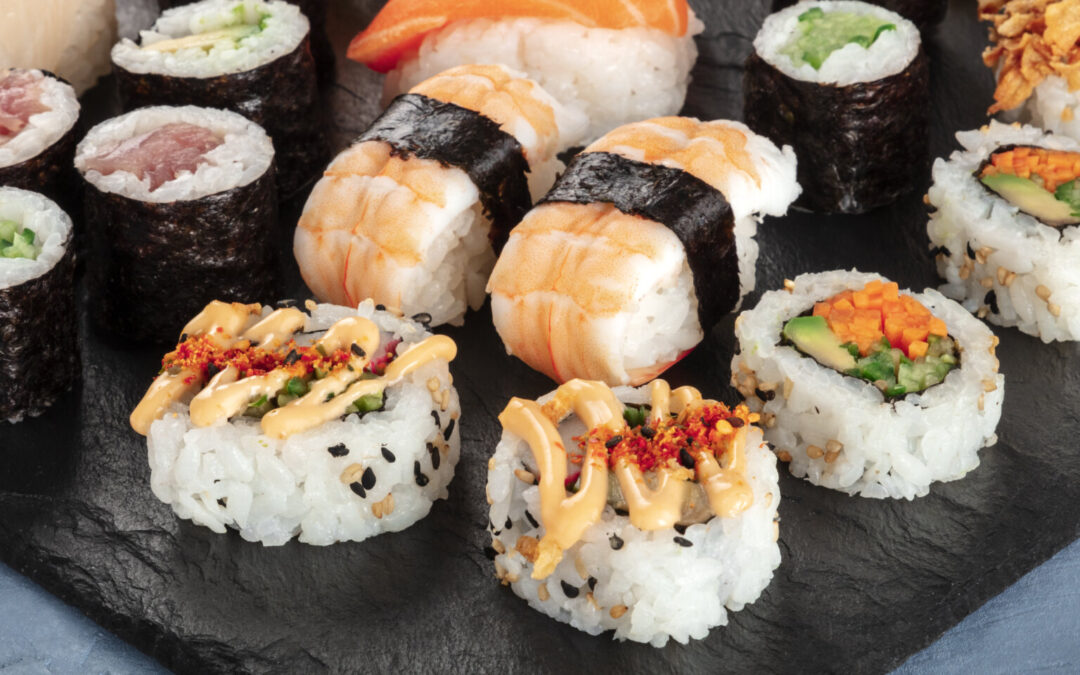 Sushi with Diabolique Sauce