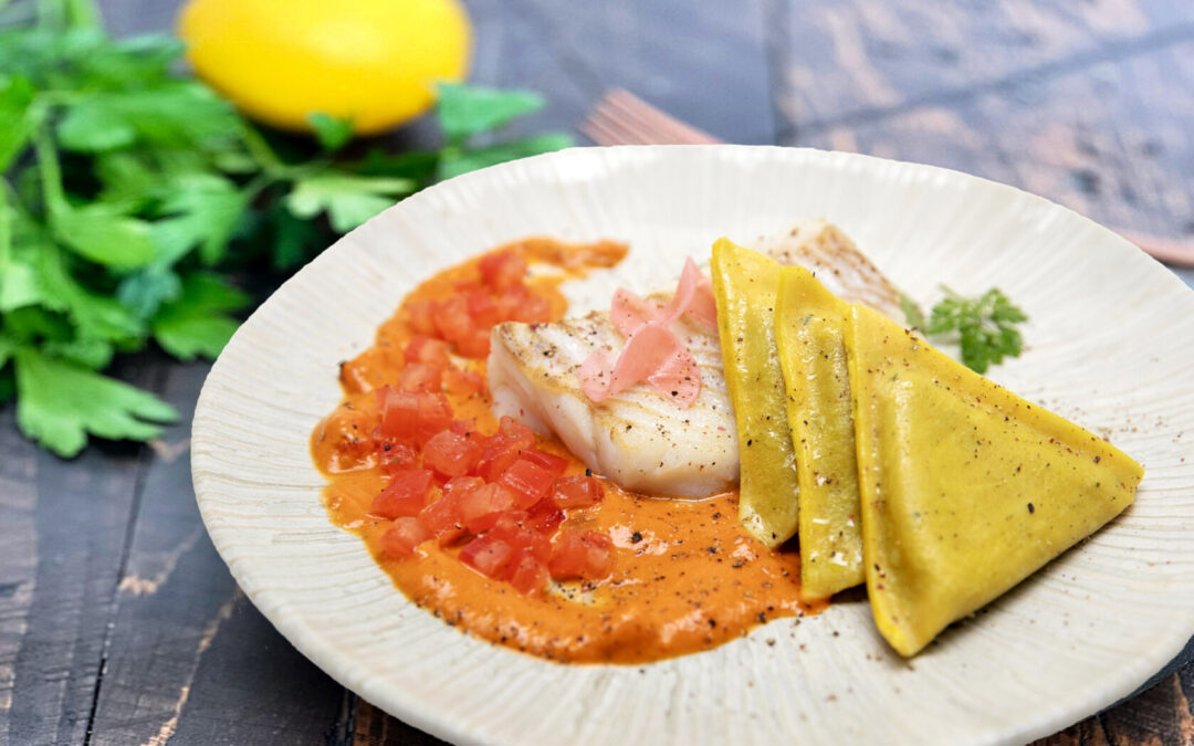 Pansotti with Cod