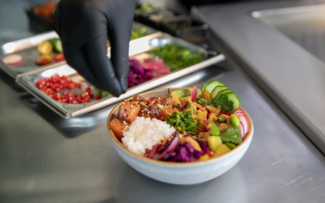 Poké Bowl with Sticky Rice