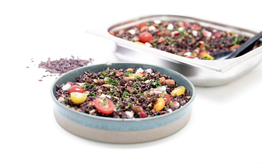 Salade van Zwarte Rijst